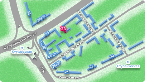 Клиника интимной пластики на карте столицы, адрес и схема проезда
